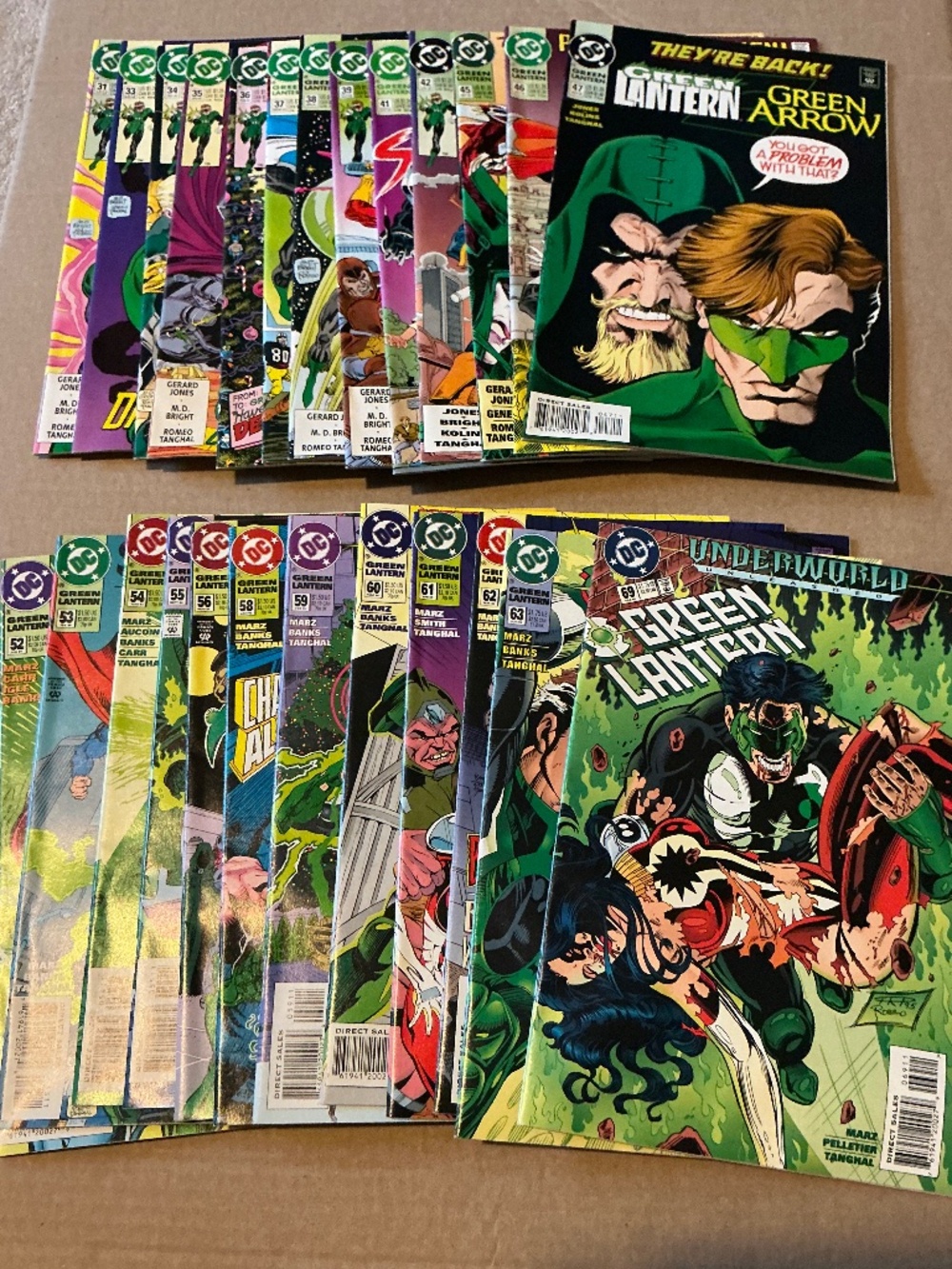 DC Comics Green Lantern 25 Comic Lot 1990 Vol 3
